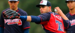 José Peraza por un puesto en el roster del día inaugural