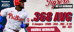 Odúbel Herrera con semana productiva
